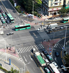 GQ6000 數(shù)字視頻光端機在交通十字路口中的應用
