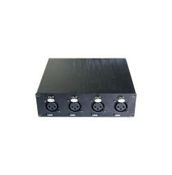 4路卡儂頭（XLR）音頻光端機